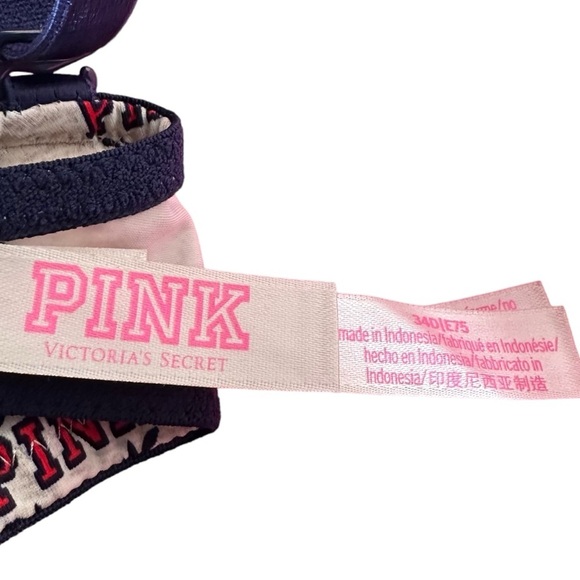 PINK VICTORIA’S SECRET Logo Wear Everywhere Super Push-Up Bra - Picture 9 of 10